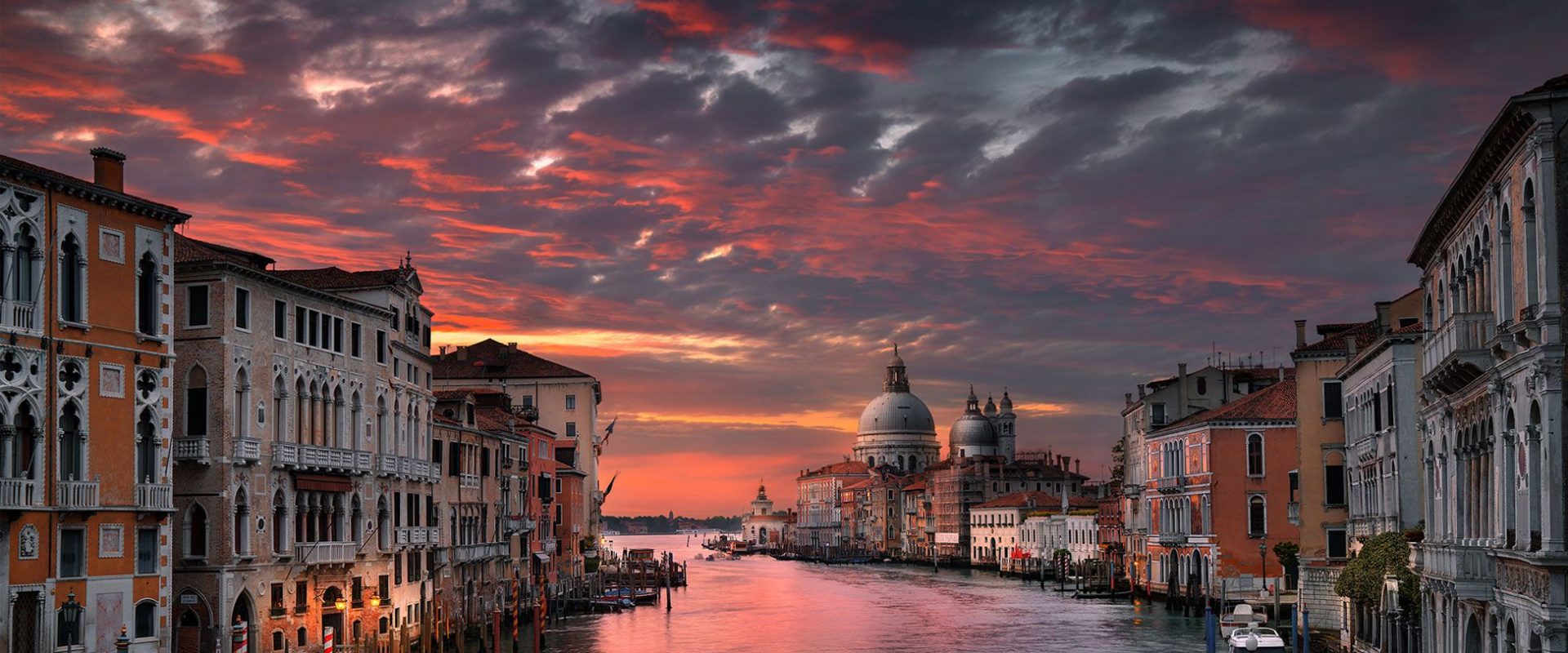 Venice Canal during golden hour