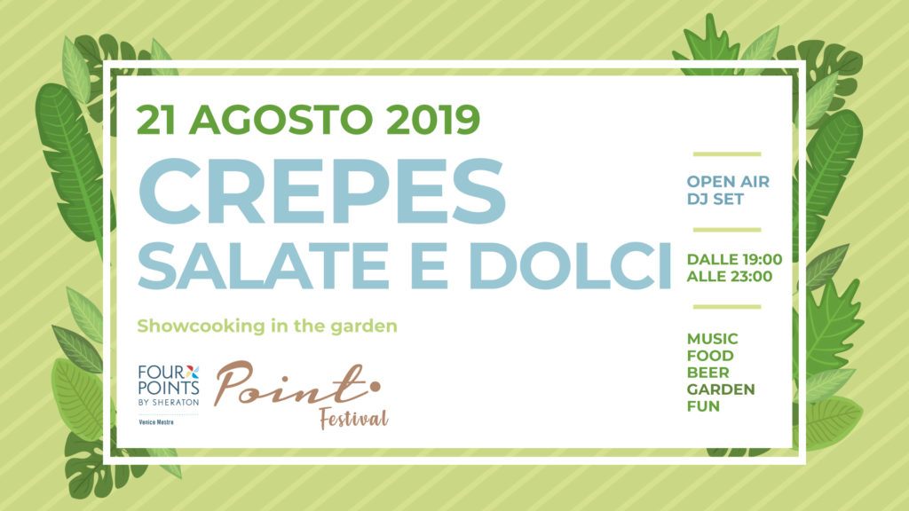 Savory and sweet crepes Point Festival 2019