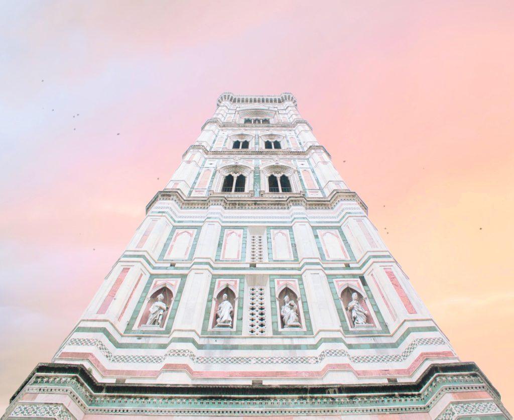 SUnset view of Piazza del Duomo in Florence